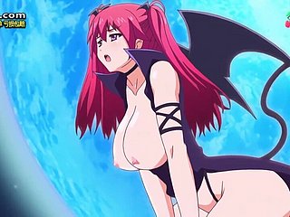 Well-endowed hentai babes stunning porn film over