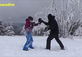 Mixed the manly art of self-defence with the addition of mixed wrestling in the Pilat massif