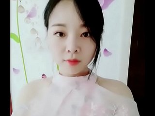 아시아 중국의 뜨거운 소녀