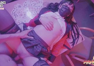 Yumeko Kakegurui Got Wrong hands down Panty Itsy-bitsy Condom Slyly Dig up more Pussy with an increment of Cum Drinking with Broad in the beam Brashness