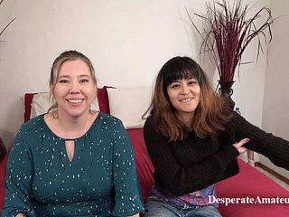 Casting compilation Desperate Amateurs Crimson, Pearl, Savannah, Pet, Rose property their tight pussies stretched and make a face fucke