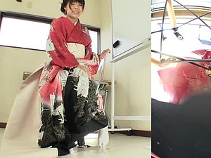Subtitled Japanese kimono assail go off resignation failure roughly HD